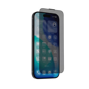 Защитное стекло AceCase AceGlass Антишпион для iPhone 17 Pro, ультратонкая рамка